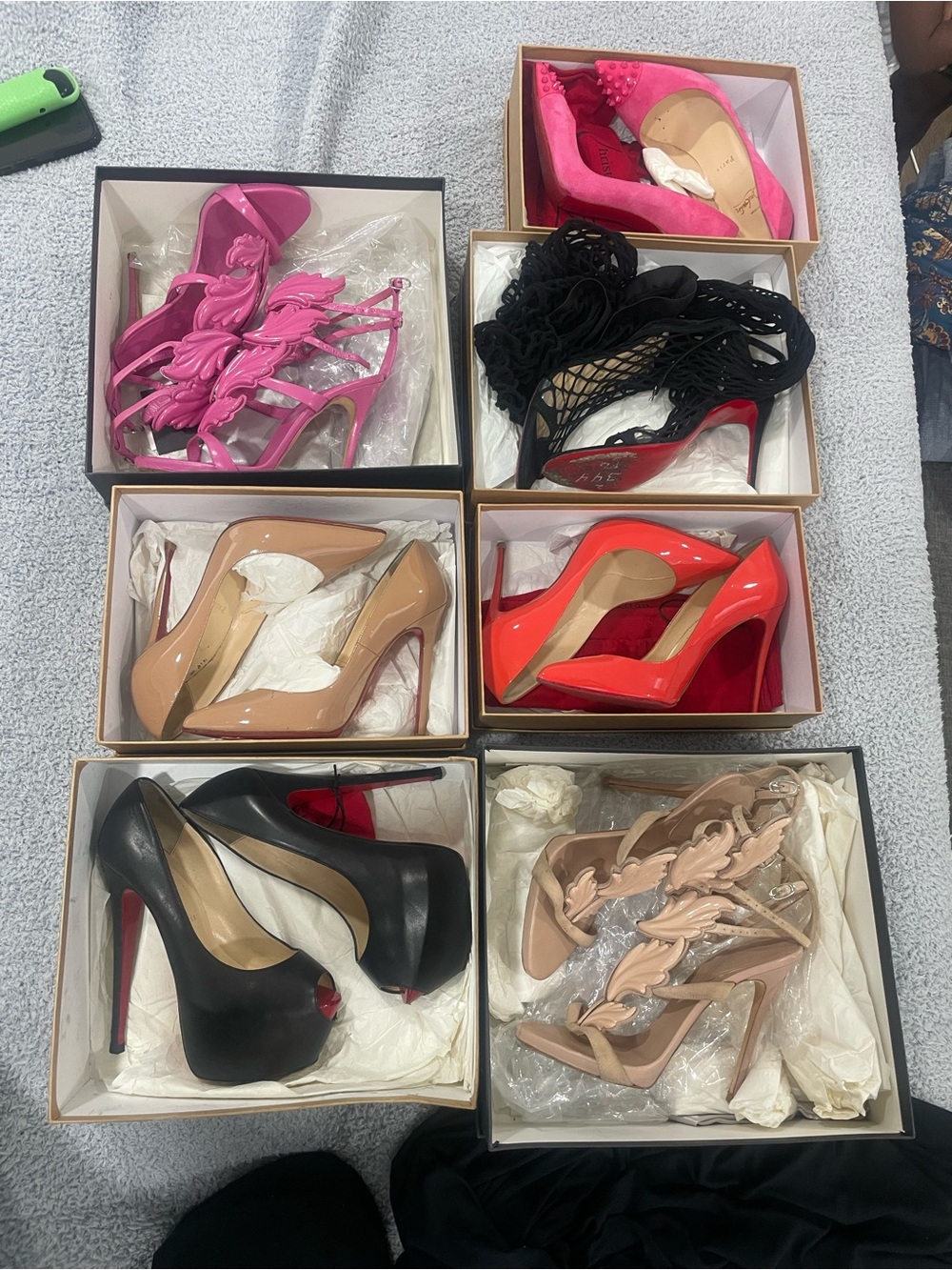 Giuseppe Zanotti Pink, Black, Nude, Red & Coral Heel Collection - Picture 1 of 1